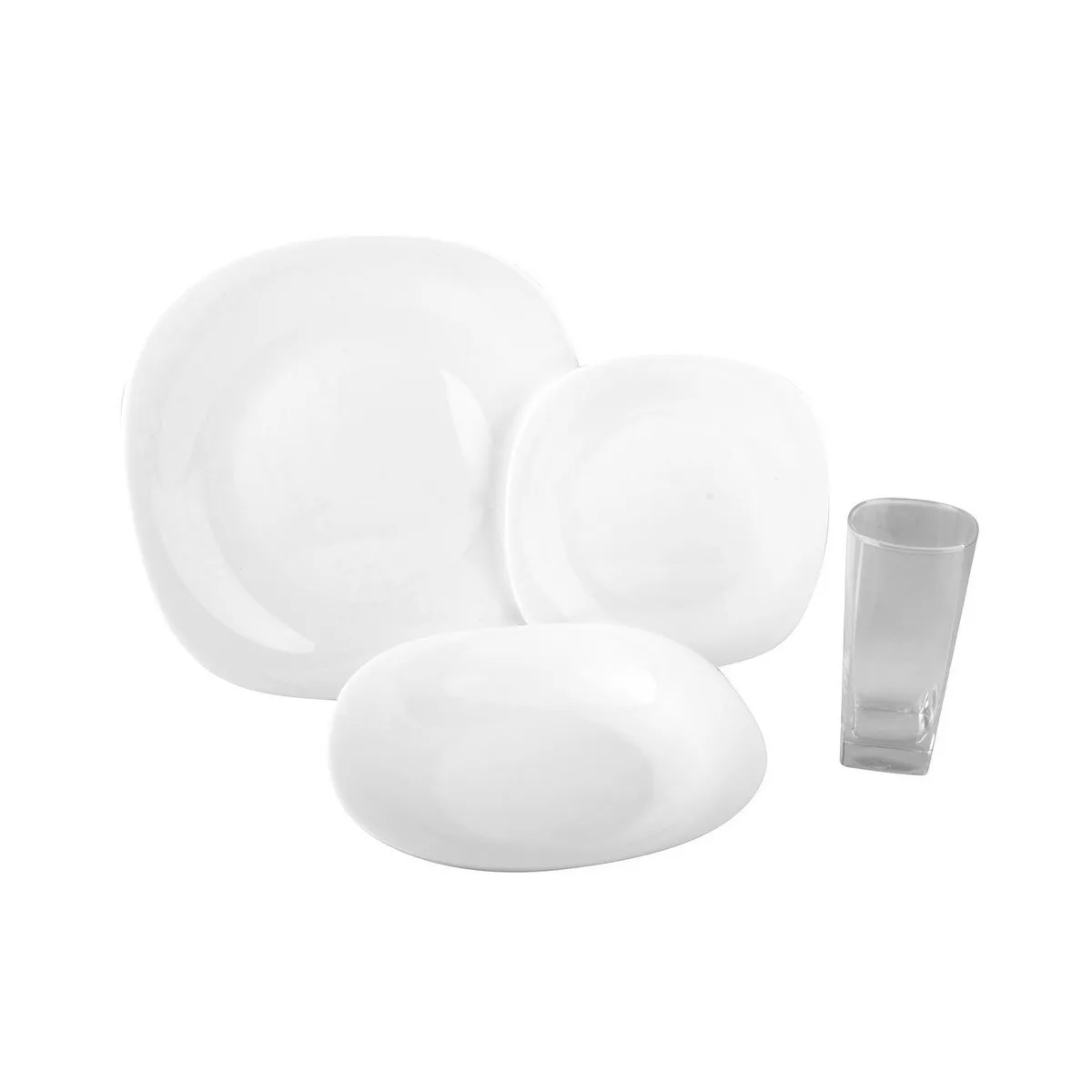 Bormioli Rocco - Juego de vajilla Parma 16 piezas