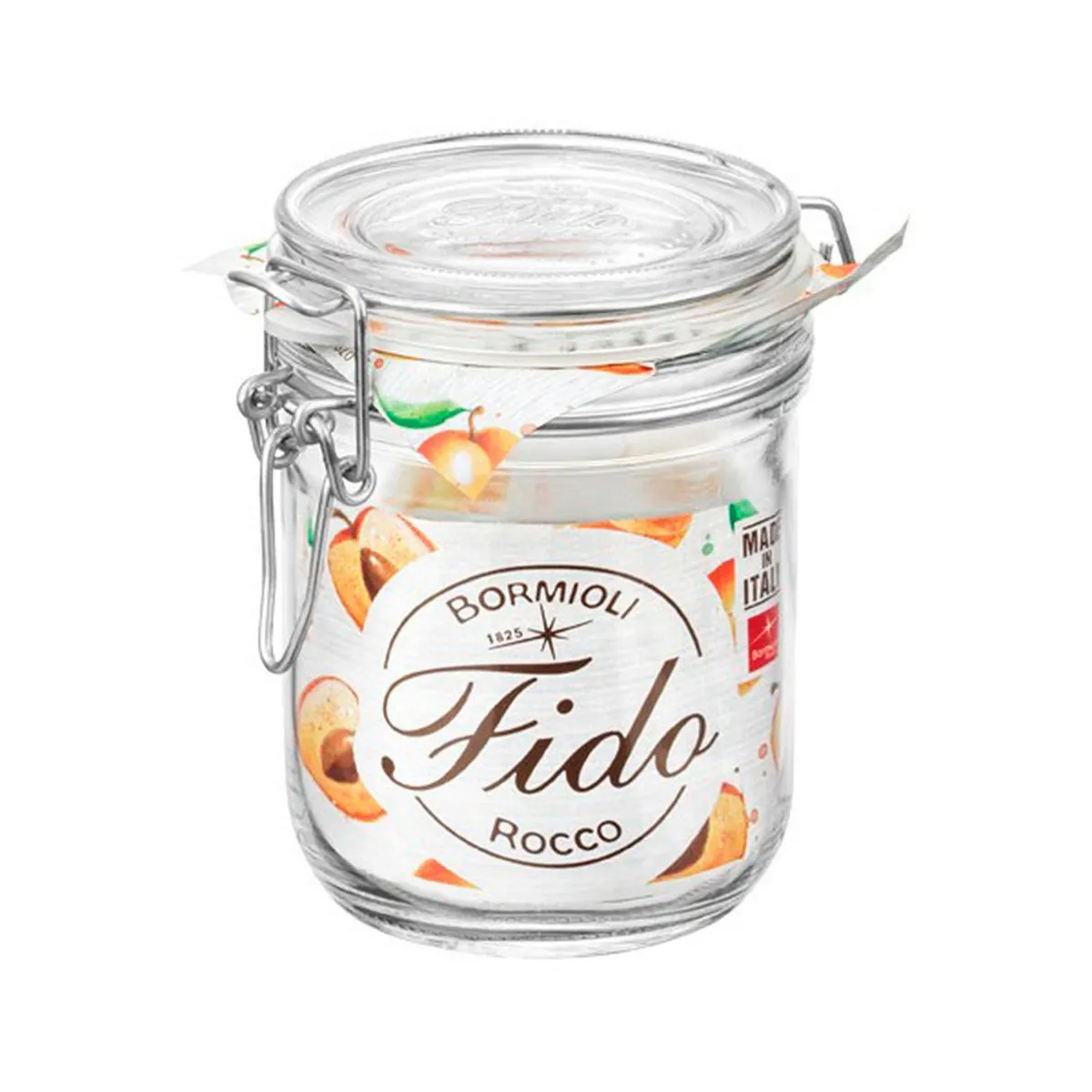 Bormioli Rocco - Frasco Fido logo 500 mililitros