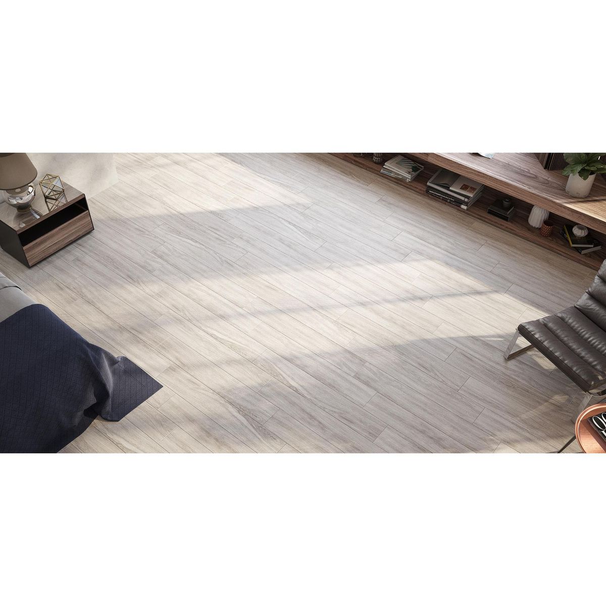 Tendenzza - Piso Porcelanato Natura Grafito 20X120 cm