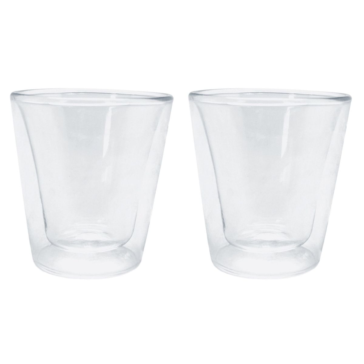Vin Bouquet - Set 2 vasos de vidrio doble pared 100 ml
