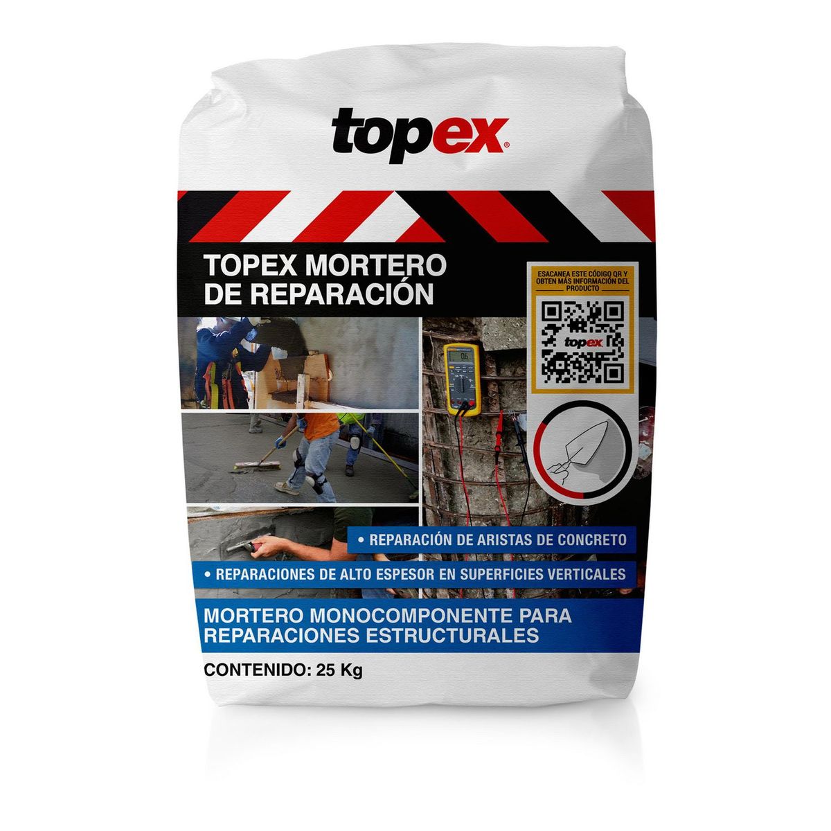 Topex - Mortero de reparación Topex 25 kg