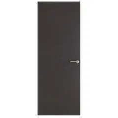 Puerta Tambor MDF Lisa Color Chocolate 80 x 213 cm