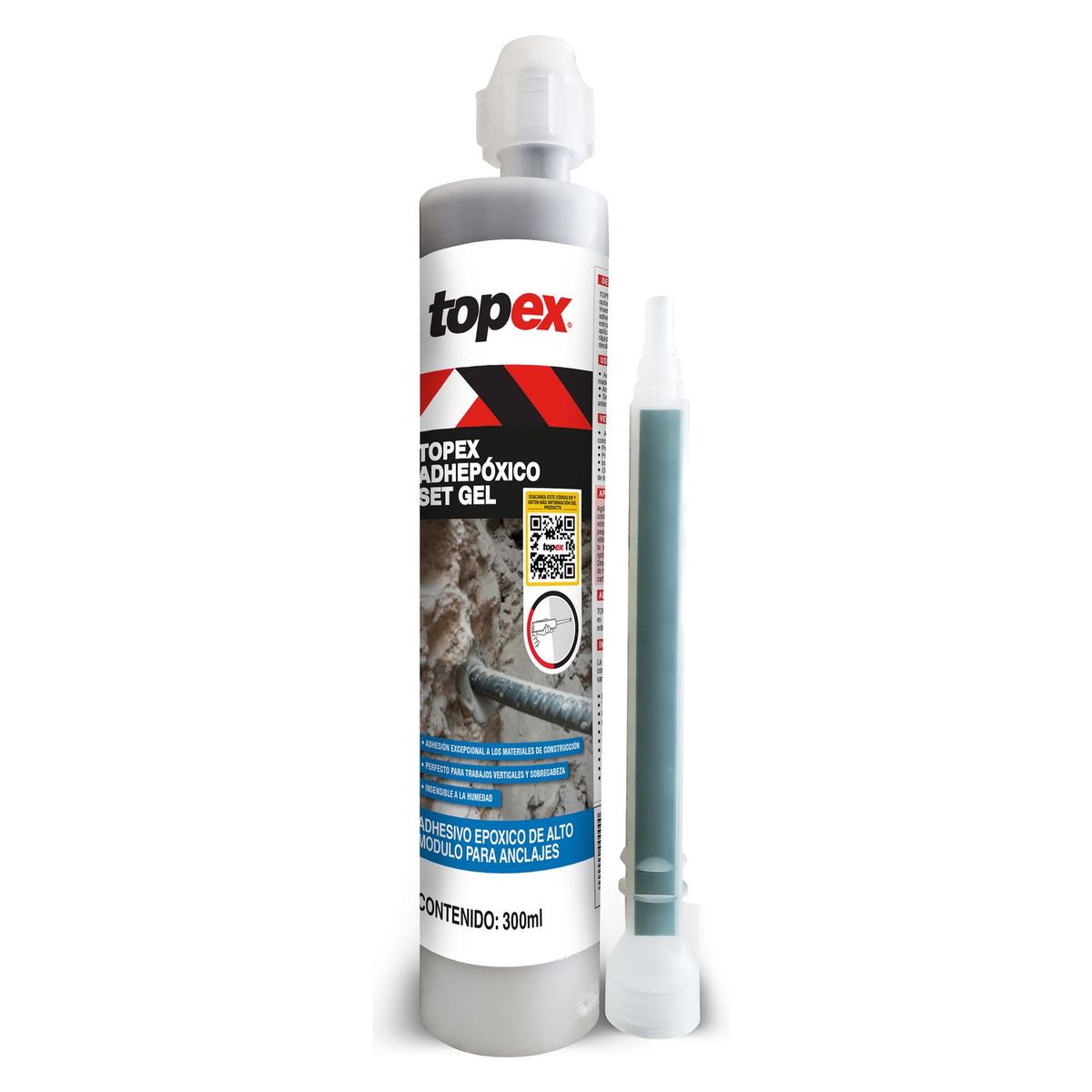 Adhesivo Epóxico de Alto Módulo para Anclajes Topex - 300ml, marca Topex - Foto Principal