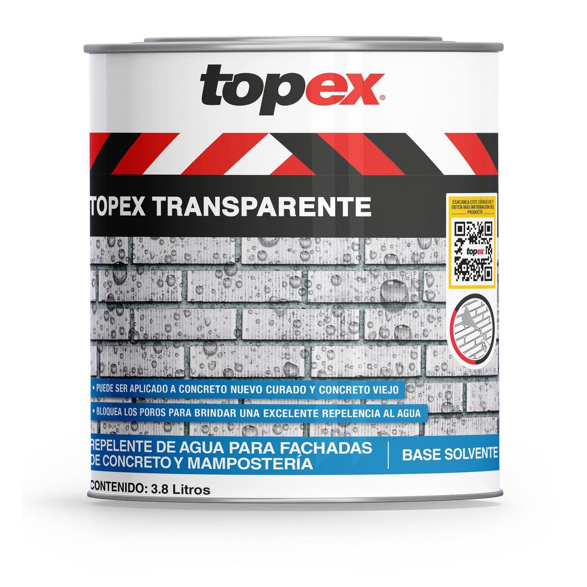 Repelente de Agua para Fachadas Transparente Topex - 3.8 litros, marca Topex - Foto Principal
