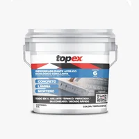 Impermeabilizante Acrílico Topex - 6 Años de 3.8 litros - Rojo