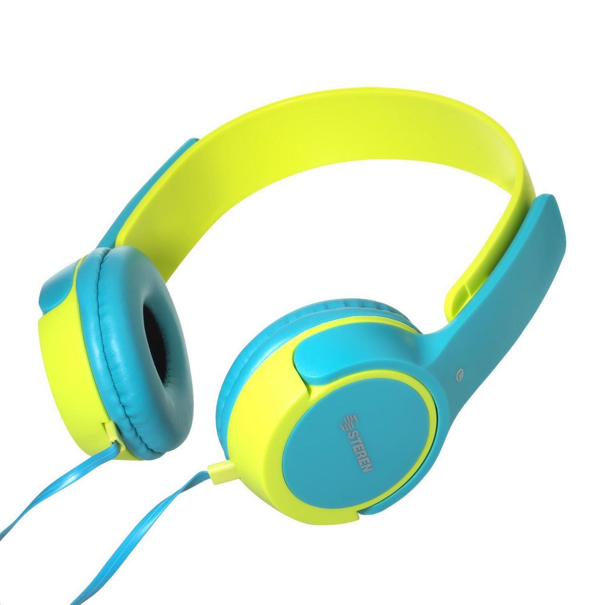 Steren - Audífonos de Diadema AUD-225 Verde/Azul