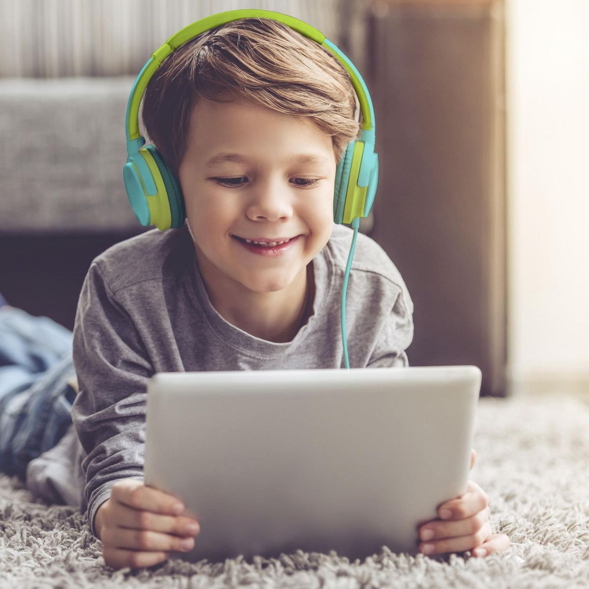 Steren - Audífonos de Diadema AUD-225 Verde/Azul