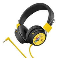 Audífonos de Diadema AUD-228/S Negro/ Amarillo/ Naranja