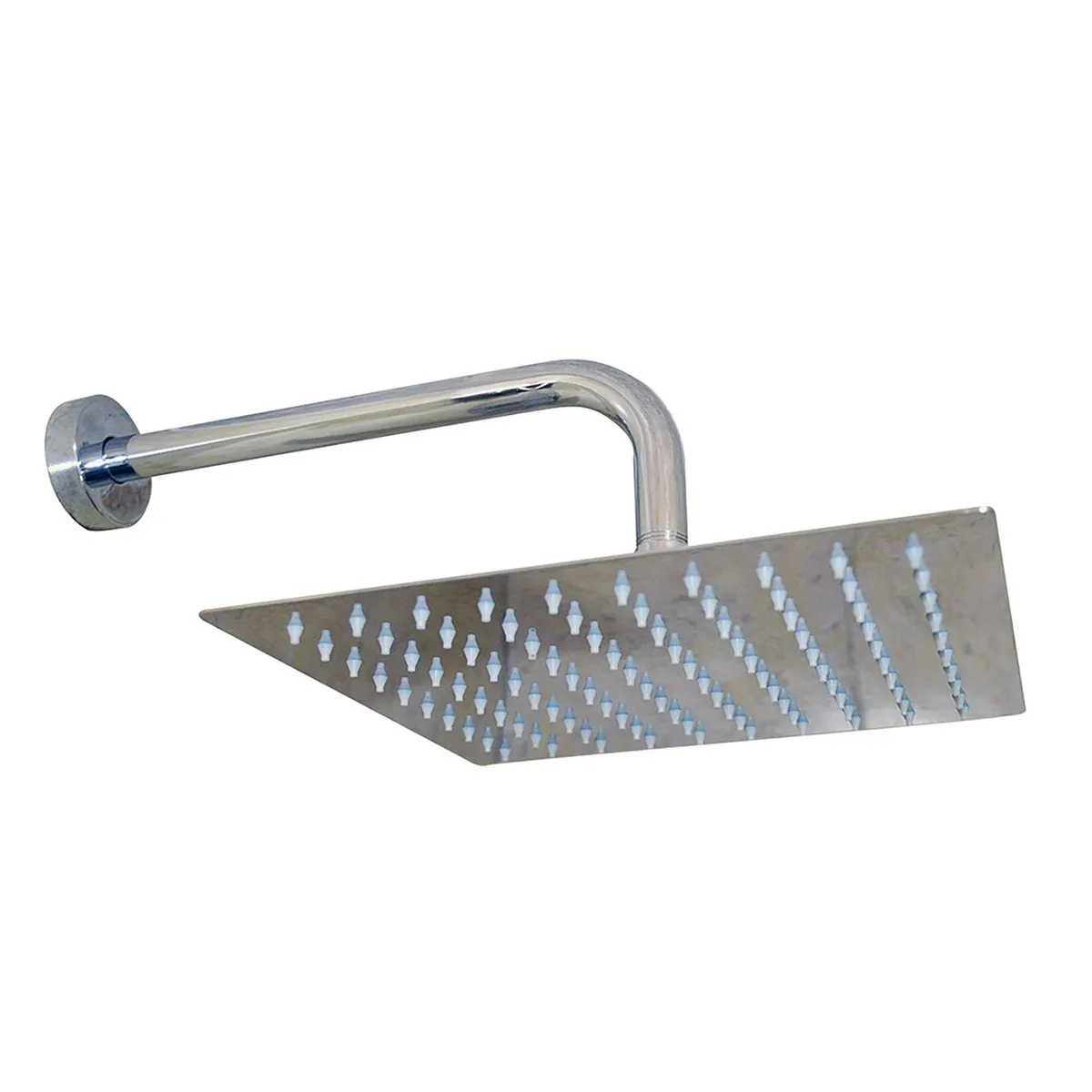 Orestia - Regadera cuadrado delgada c/brazo 40 cm