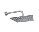 Regadera cuadrado delgada c/brazo 40 cm