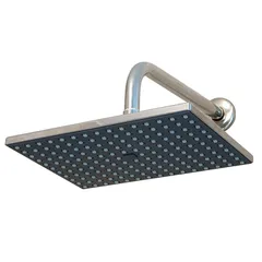 Regadera Rectangular Cromada C/Brazo 40