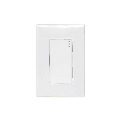 Placa Armada Zurich Apagador Sencillo 3 Modulos Blanca