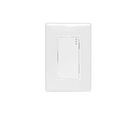 Placa Armada Zurich Apagador Sencillo 3 Modulos Blanca