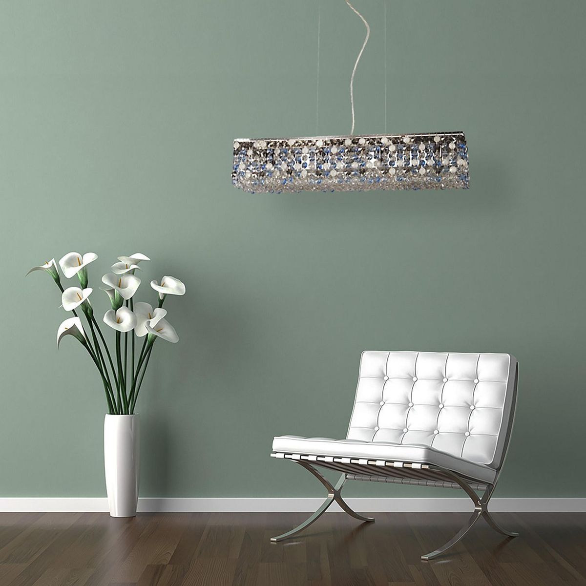Designers - Lámpara Colgante Cristal 8 Luces G9