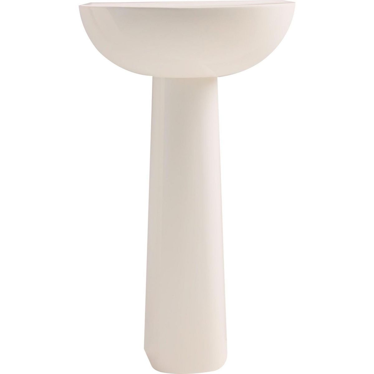 Corona - Lavabo y pedestal Manantial Hueso