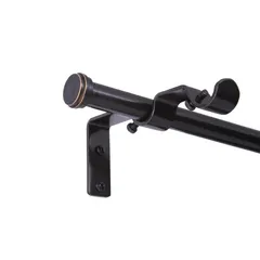 Juego Cortinero Sencillo a Doble Bronce 107-305 cm