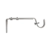Soportes Ajustables Niquel Satinado 1" Par