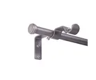 Juego Cortinero Sencillo a Doble Pewter 107-305 cm