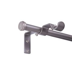 Juego Cortinero Sencillo a Doble Pewter 107-305 cm
