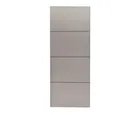 Puerta Tambor MDF Nápoles Gris Amanecer 3 Líneas 70 x 213 cm