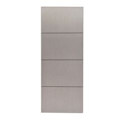 Puerta Tambor MDF Nápoles Gris Amanecer 3 Líneas 70 x 213 cm