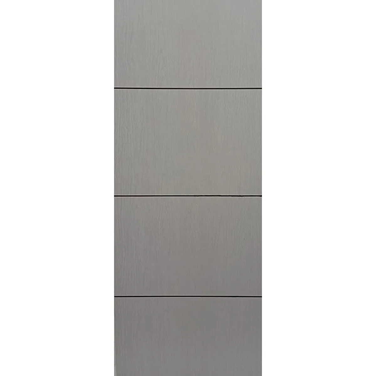 Multimarca - Puerta Tambor MDF Nápoles Gris Amanecer 3 Líneas 70 x 213 cm