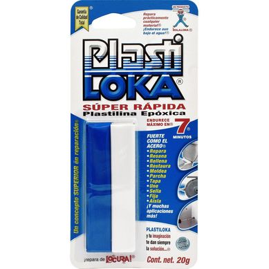 Plastiloka Super R�pida Azul 20 gr