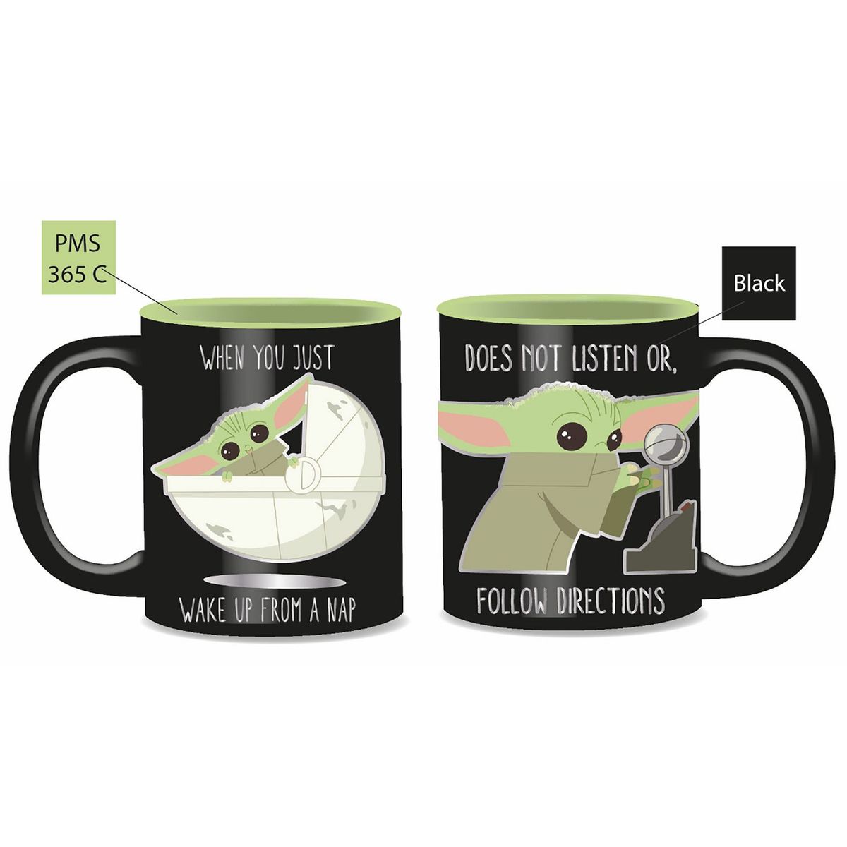 FKI - Tarro cerámica metalico Mandalorian 591 mililitros