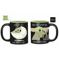 Tarro cerámica metalico Mandalorian 591 mililitros