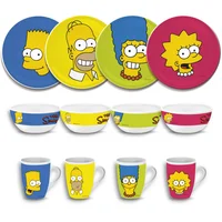 Juego de vajilla Simpsons 12 piezas