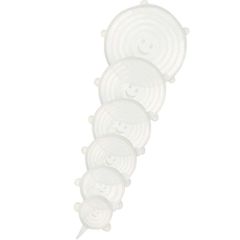 Juego de 6 tapas de silicón