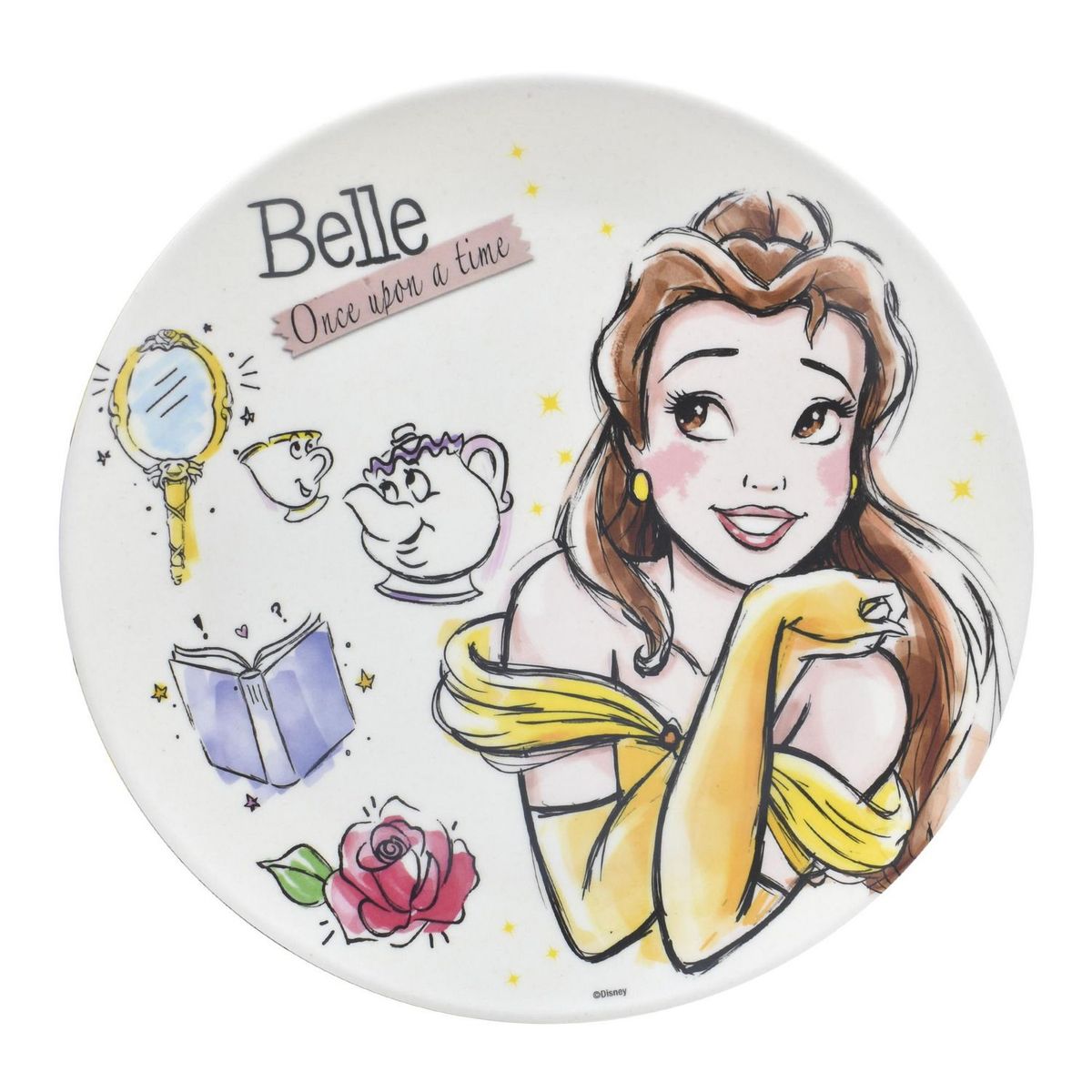 Juego de vajilla de bambú Princesas 12 piezas, marca Siglo Xxi - Foto 2