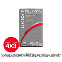 Adhesivo Crest Plata 20 kg