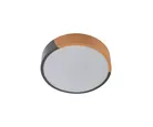 Lámpara Plafón Led Madera