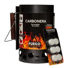 Encendedor de Carbón con fogatina