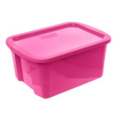 Caja plástica Eco Line 55 litros fucsia