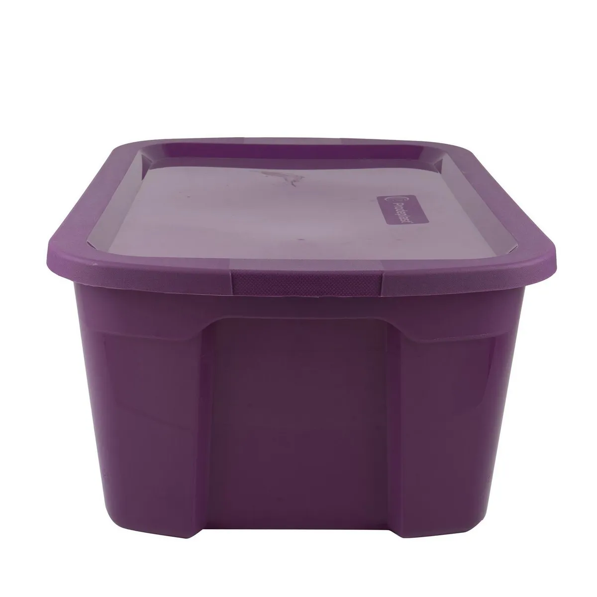 Caja plástica Eco Line 55 litros morada, marca Prodeplast - Foto 2