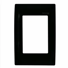 Placa 3 Módulos Negro