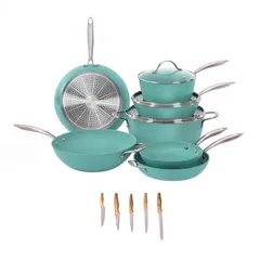 Batería de cocina 10 piezas Jadechef