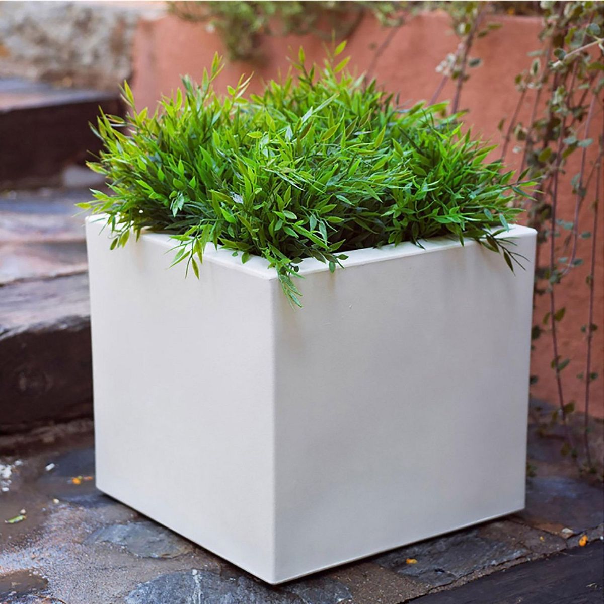 New Garden - Maceta narciso blanco 40x40x36