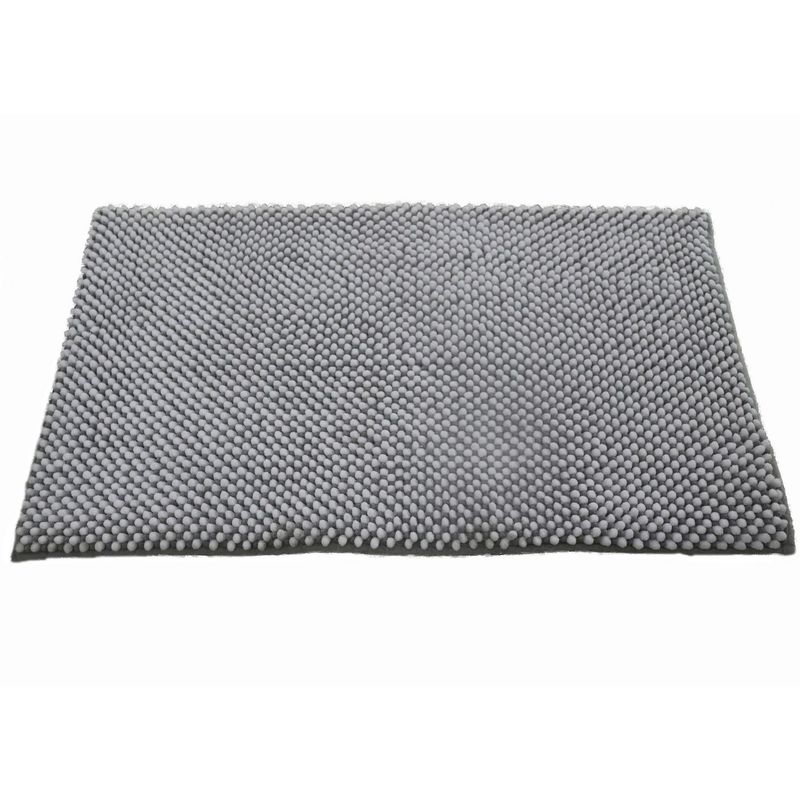 Casa Bonita - Tapete de baño Venus de 40 x 60 cm Gris