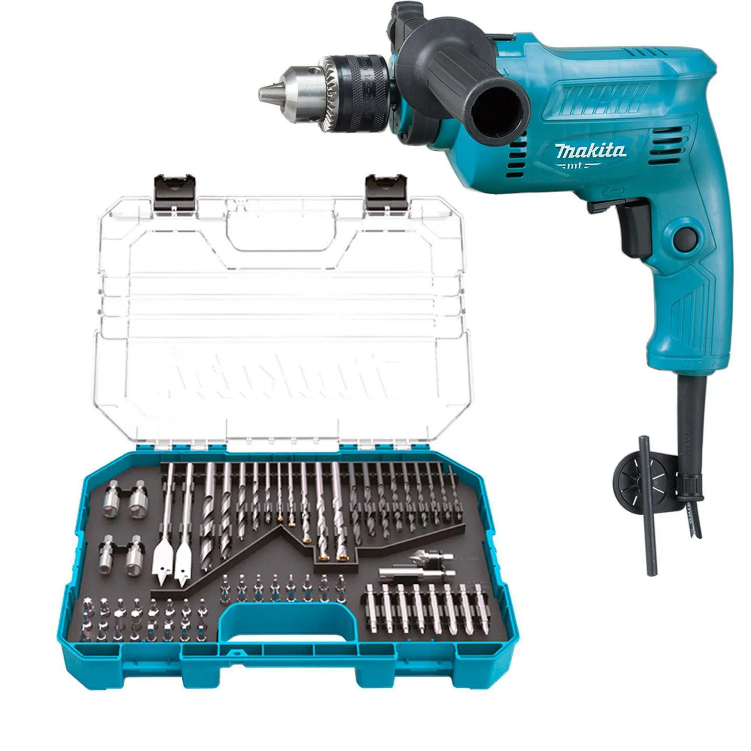 Makita - Rotomartillo 16MM 5/8" V.V.R. 2900 RPM 570W + Juego de Accesorios