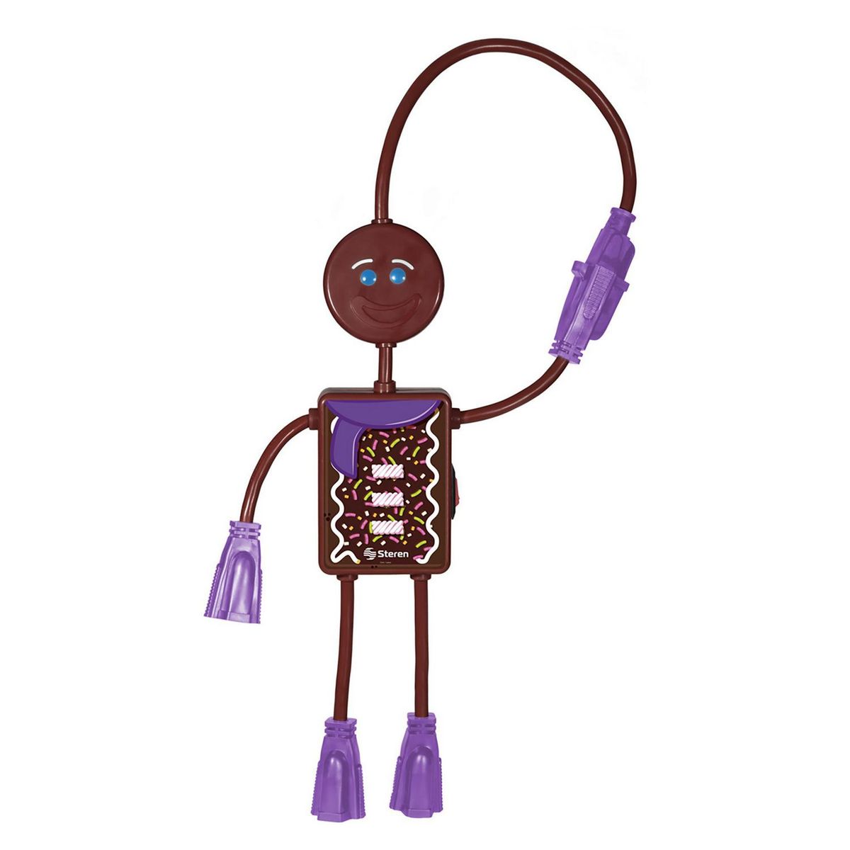 Steren - Multicontacto De Muñeco De Jengibre