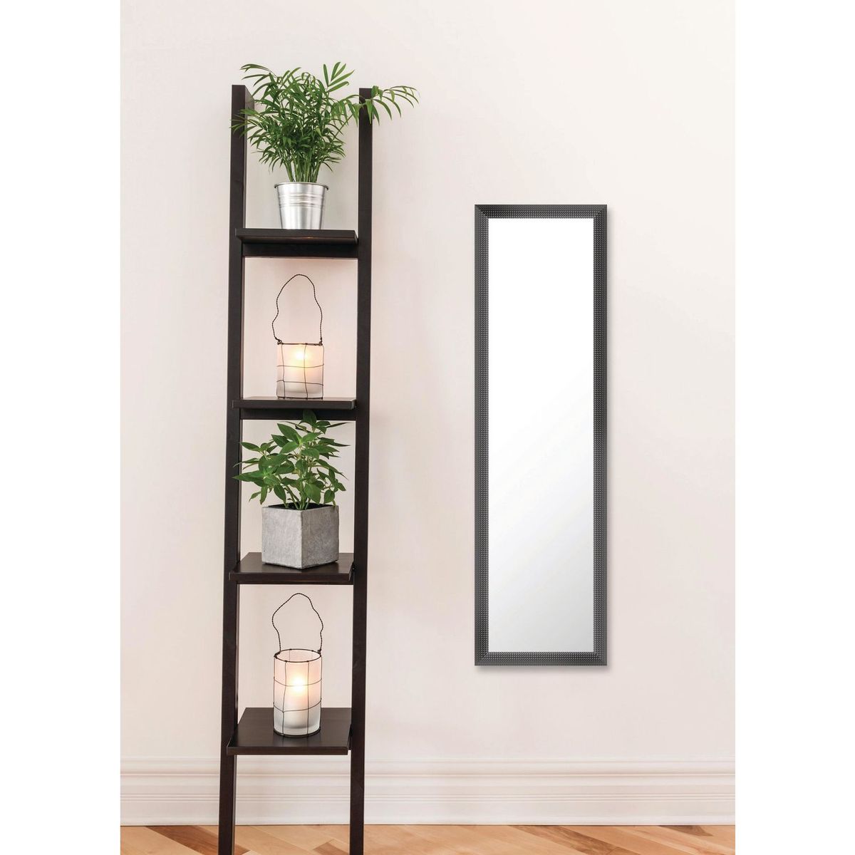 Live Deco - Espejo Decorativo Rectangular M381 de 36 x 126 cm Negro