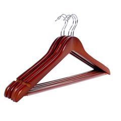 Gancho madera nogal 5 pzas