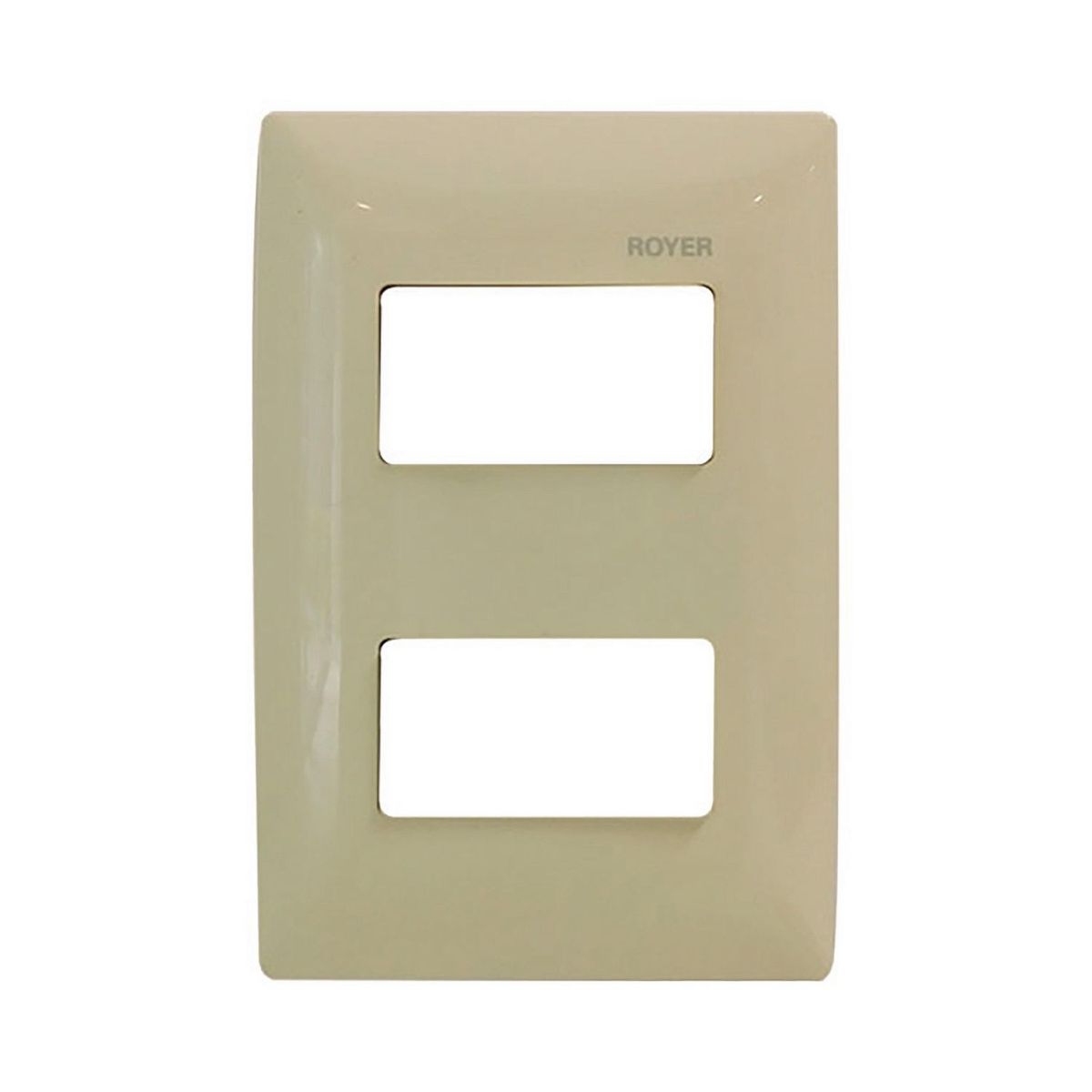 Royer - Placa 2 Módulos Champagne