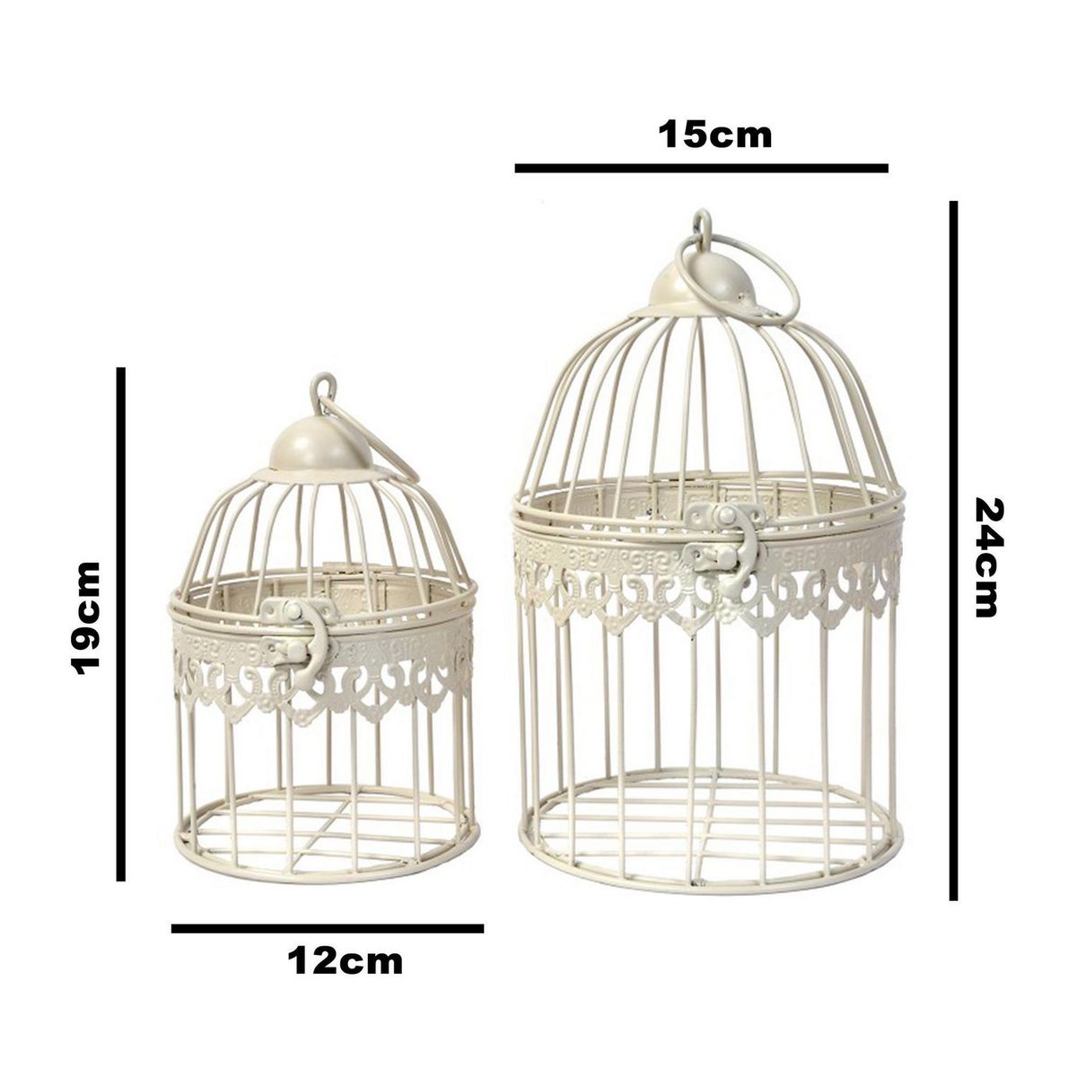 Mideko Home Decor - Jaula Decorativa Para Pajaros