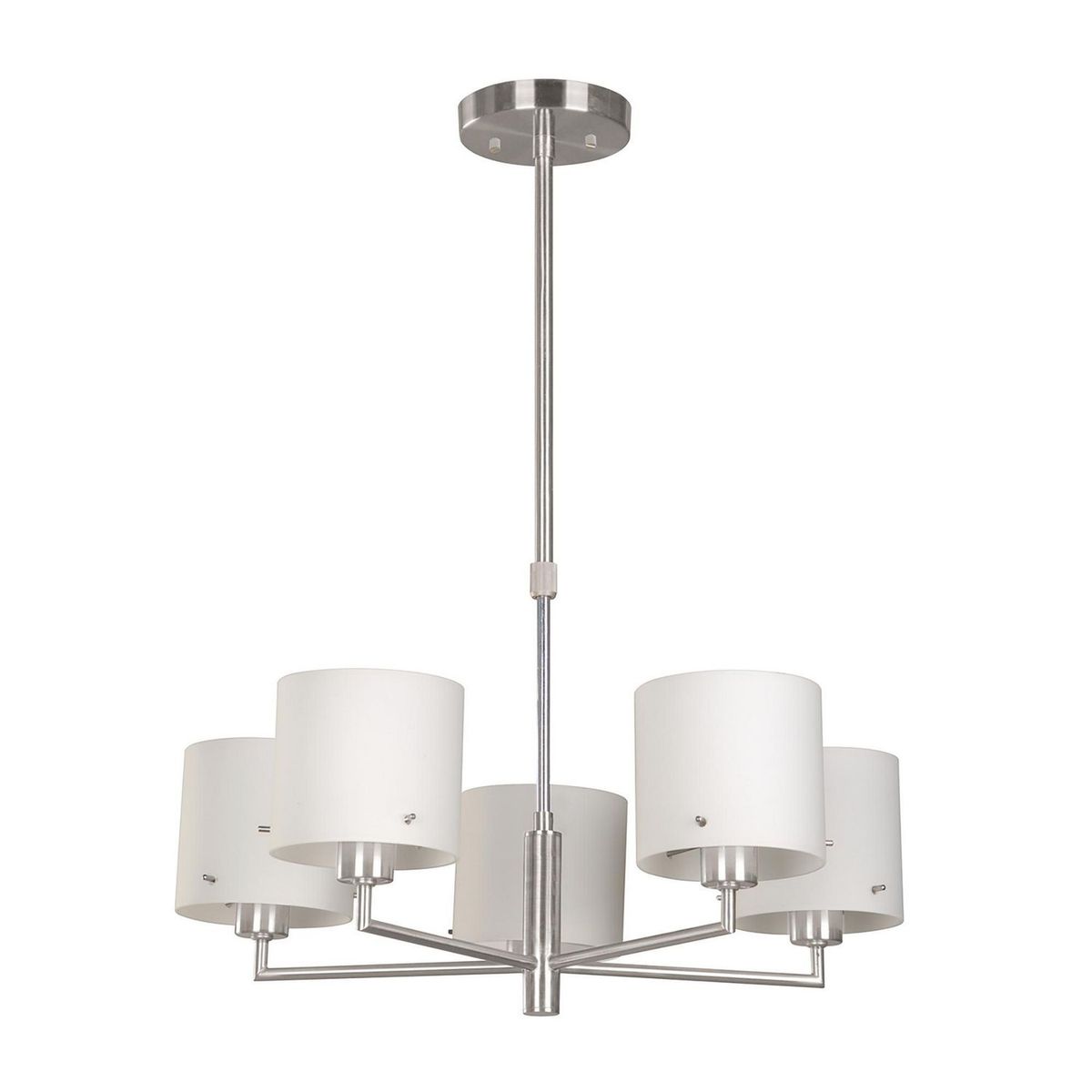 Lámpara Techo Niquel 5 Luces E14, marca Ikelite Design - Foto Principal