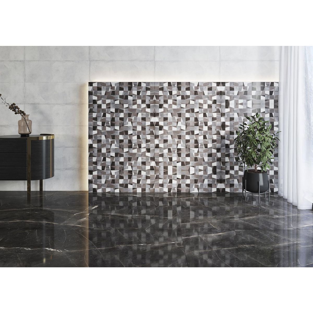 Tendenzza - Piso Porcelanato Domenico 80x160cm 2.56 m2