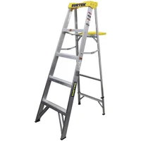 Escalera de tijera aluminio de 4 peldaños